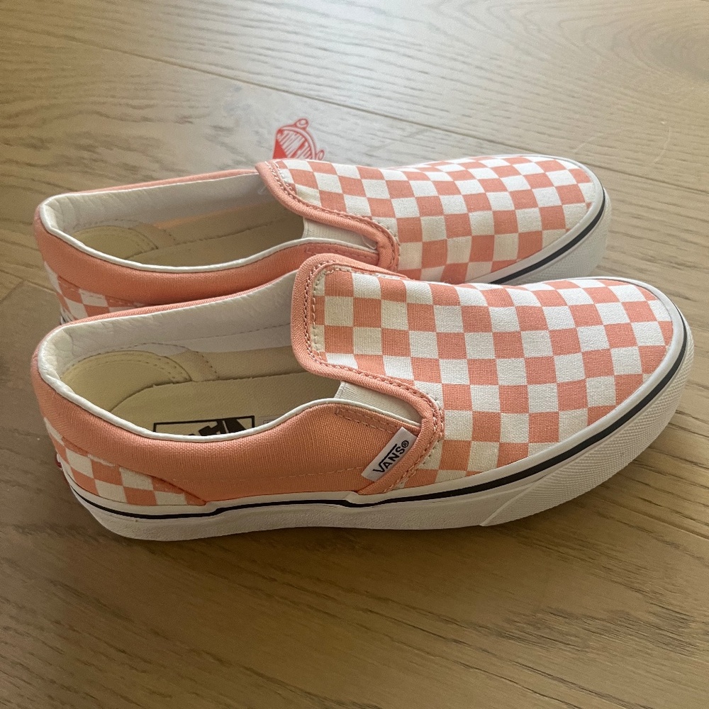 Vans Classic Slip On Check Shoes - B3.5/W5